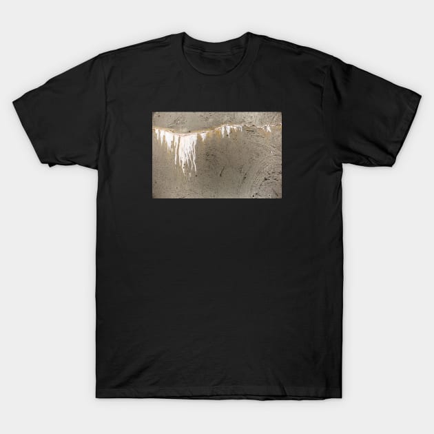 Slow Leaking Dark Green Concrete Water Tank T-Shirt by textural